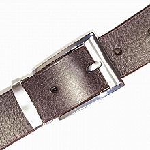Ceinture cuir marron foncé pour Lui