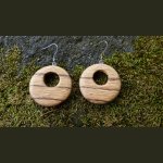 Boucles d'oreilles en bois exotique