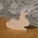 marque place lapin mariage theme animaux de la ferme