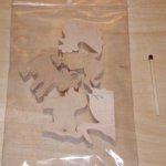 Sachet 5 figurines bois theme ferme