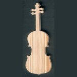 violon en bois ht15cm, déco musicale, cadeau musicien, fabrication artisanale