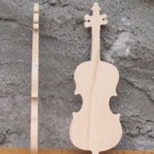 Figurine violoncelle lg 9cm ep 3mm