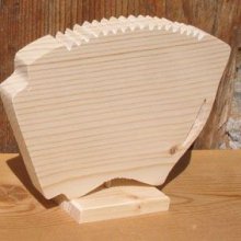 accordeon monté sur socle deco theme musique bois massif fait main