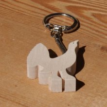 porte clef tetras, coq de bruyere en bois