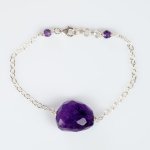Bracelet 'Ma Précieuse Améthyste' Argent 925