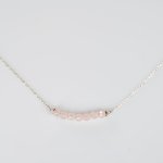 Collier Pendentif 'All My Stars Aligned' Argent 925 Quartz Rose