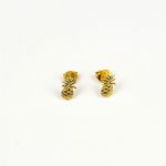 Boucles d'Oreilles Ananas 925 Or