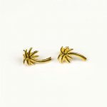 Boucles d'Oreilles Palmier Or