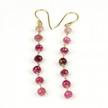 Boucles d'Oreilles Création Nuances de Rose