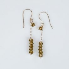 Boucles d'Oreilles 'All My Stars Aligned' Argent 925 Quartz Fumé