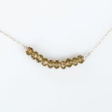 Collier Pendentif 'All My Stars Aligned' Argent 925 Quartz Fumé