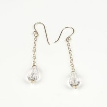 Boucles d’Oreilles Discrètes et Élégantes Argent 925, Cristal de Roche