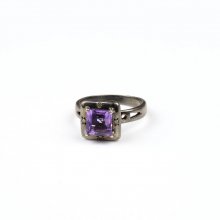 Bague Améthyste et Diamants de Télémaque 925