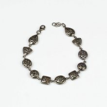 Bracelet Rhodium Noir 925 Fibule de Télémaque