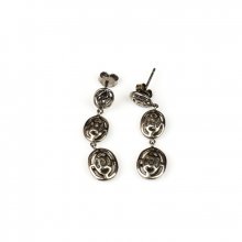 Boucles d'Oreilles Courte Fibule Ovale de Télémaque