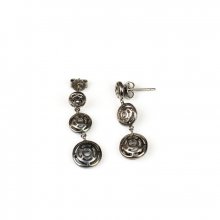 Boucles d'Oreilles Courte Fibule Rond de Télémaque