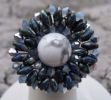 Bague en kit Margarita Bleu Orage