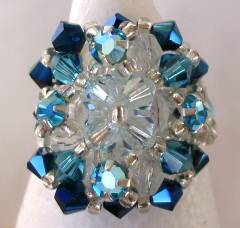 Blue Addison bead ring kit