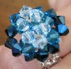 Blue Gomera bead ring instructions