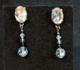 Boucles d'oreilles Cabochon Nuit