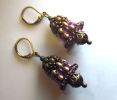 Boucles d'oreilles Cloches Violet