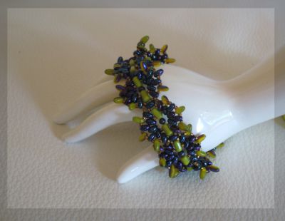 Bracelet tutorial Olivine Indiana 