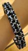 Bracelet Tila Anneau 3D Noir &blanc (moyen) en kit