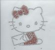 MOTIF STRASS CHAT KAWAII