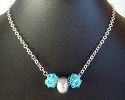 Collier argent perles Becharmed et perlées