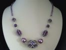 Collier Java violet en kit