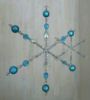 Flocon de cristal Bleu en kit sur armature fer