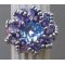 Blue iridescent Syros bead ring kit