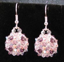 Crystal Amethyst Arz earrings kit