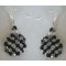 Crystal and black Arz earrings kit