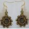 Khaki and bronze Djerba earrings kit