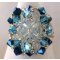 Addison blue bead ring instructions