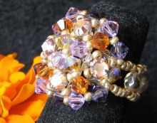 Automne flower Addison bead ring instructions