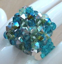 Greenish blue Cuba ring pattern