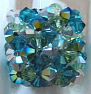 Greenish blue Cuba ring pattern