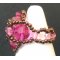 Fuchsia Feroe bead ring pattern