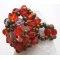 Orange honshu bead ring pattern