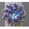 Blue iridescent Syros bead ring instructions