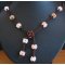 Amber bead clusters necklace instructions