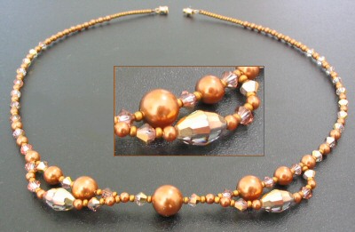 Copper Curacao necklace pattern