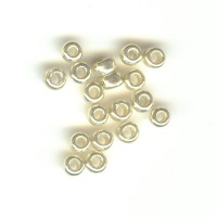 2mm Metallic Silver seed beads