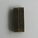 Fermoir magnétique bronze rectangle plat 34mm