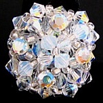 Bague avec strass Addison cristalia  (kit)