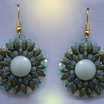 Boucles d'oreilles en kit Margarita Turquoisine
