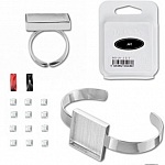 Kit pour bracelet et bague en strass Swarovski