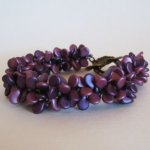 Bracelet en kit Duo perles Pip Burgundy